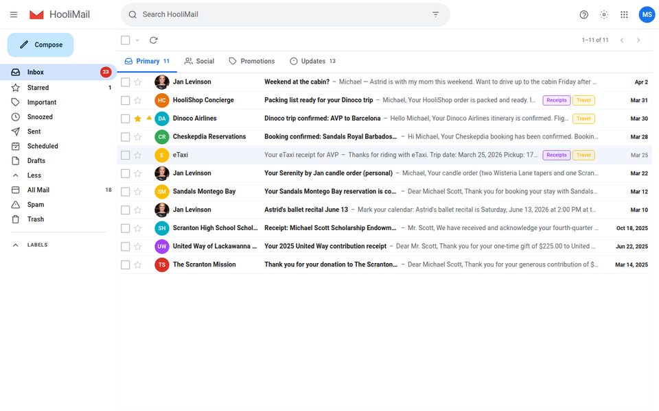 HooliMail